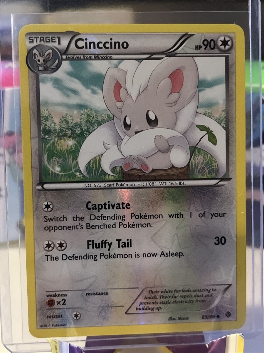 Cinccino 85/98 Reverse Holo Emerging Powers Black & White 2