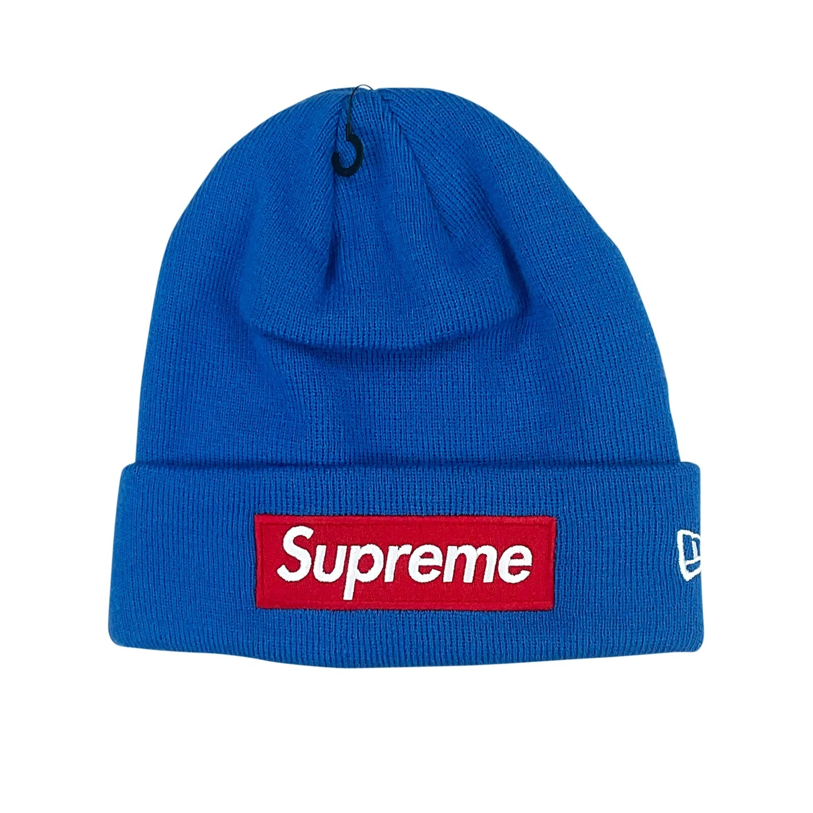 Bonnet bleu logo boîte Supreme x New Era FW22