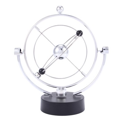 2X(Bewegung Schreibtisch Skulptur Spielzeug-Kunst Galaxie Planet Balance Handy7821
