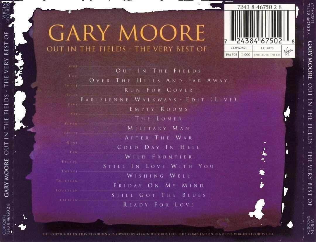 Pop Gary Moore Music CDs