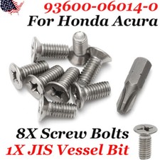 Brake Rotor Disk JIS Screws Bolts + Free Vessel JIS Bit For Honda Acura 80-22 US