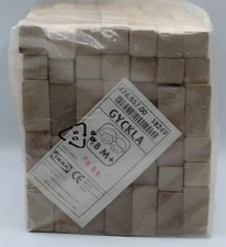 IKEA Gyckla Set of Wooden Building Blocks Stacking Toys 1995  New/Sealed 5 lbs.