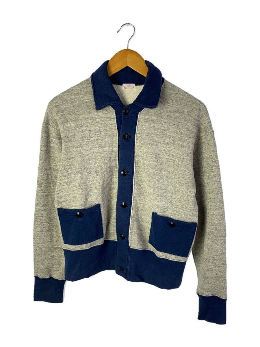 BUTCHER PRODUCTS CARDIGAN SWEAT TWO TONE (THICK 38 COTTON BUTCHER PRODUCTS CARDIGAN SWEAT TWO TONE (THICK 38 COTTON