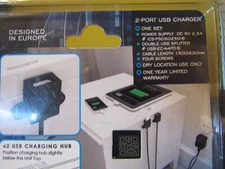 2 Port USB Charger EZ Collection Intelligent Charging System Version A 4FD-B