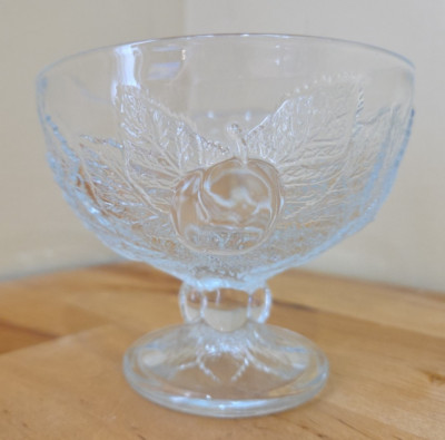 Embossed Fruit & Leaves (PAB4) Champagne/Tall Sherbet Glass by Pasabahce