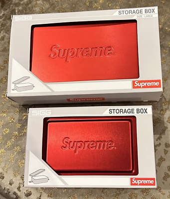 supreme l Storage Box セット【S】【L】 Supreme Storage Metal Box Large Smallセット