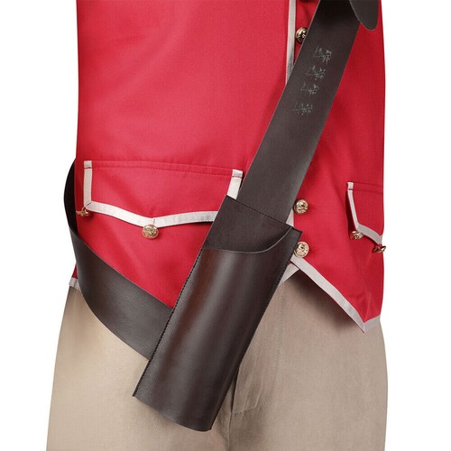 Captain James Hook Cosplay Costume Pirate Outfit With Hat Boots/ - Picture 8 of 16