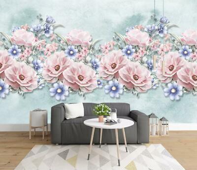 3D Big Flower ZHU2983 Wallpaper Wall Mural Removable Self-adhesive Zoe