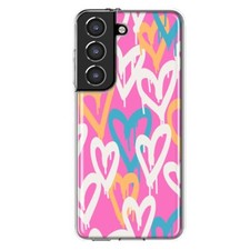 Mundaze Case for Samsung Galaxy S22 Plus Cover Urban Street Pink Hearts