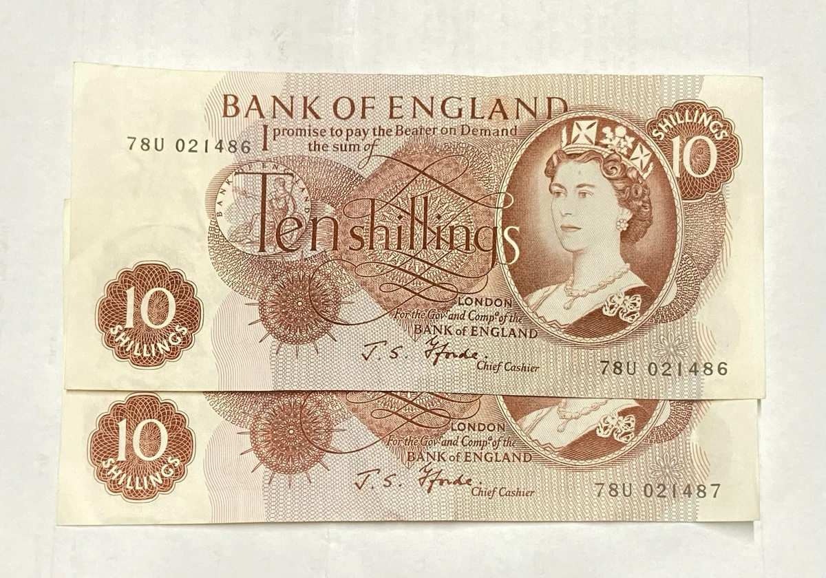 10 shilling note products for sale | eBay
