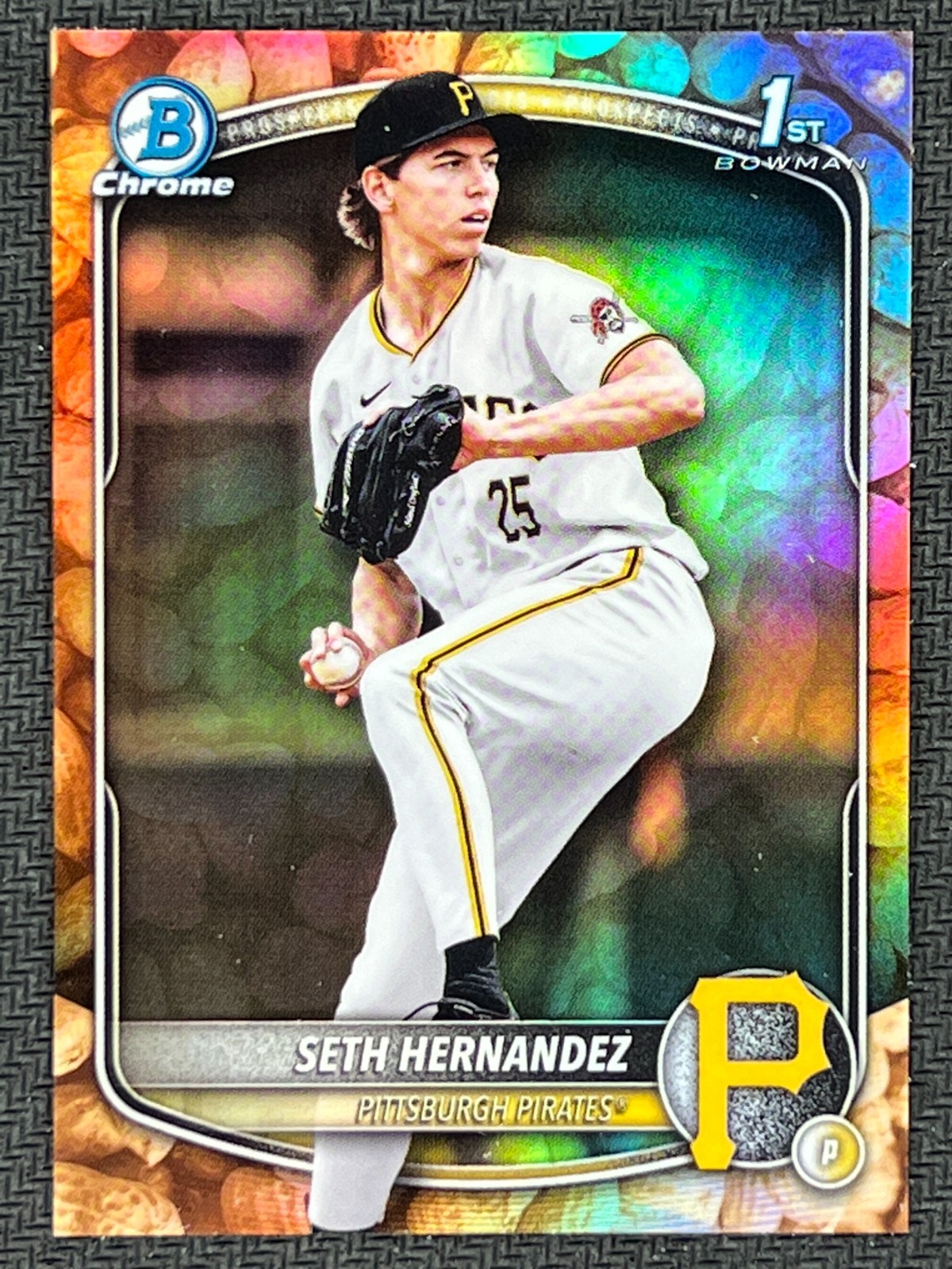 2025 Bowman Draft Chrome Prospects Peanut Seth Hernandez 1st Pirates