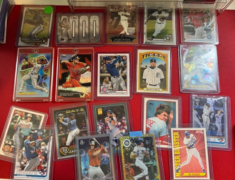 Baseball lot. Barry Bonds, Ripken, Junior caminero, Vlad, Jeter