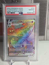 Pokemon TCG Dragapult VMAX Secret Rare Rainbow 197/192 : Rebel Clash PSA 10 on eBay