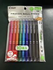 Pilot Frixion Ball Knock 8 Colors 0.5mm Set Of 10