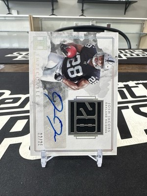 2019 Panini Impeccable - Elegance Rookie Autograph Josh Jacobs /25 PACKERS