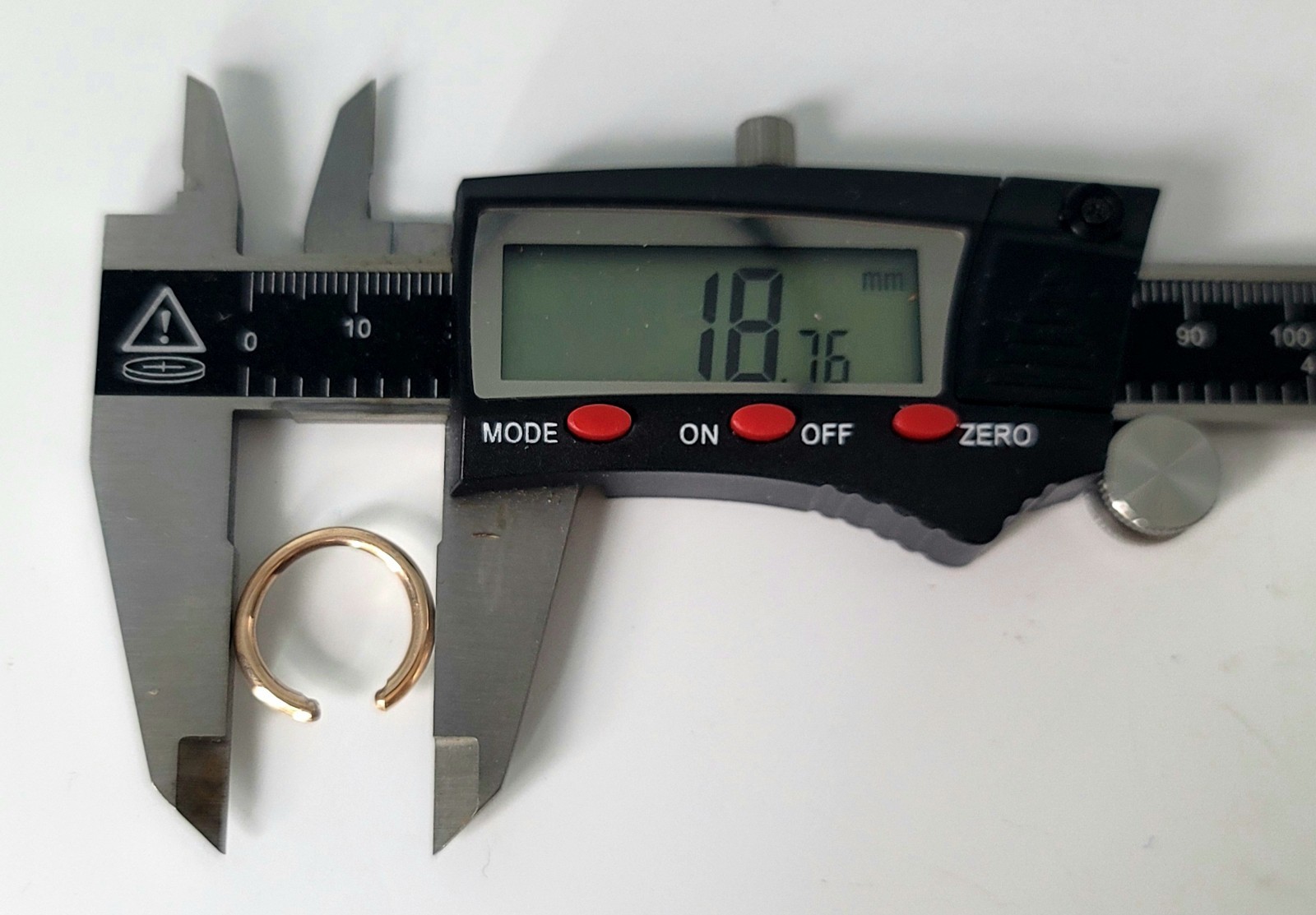 10K Solid Gold Pocket Watch Bow Replacement Part … - image 2