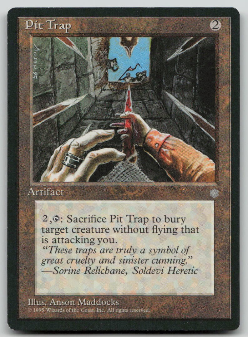 Pit Trap [Ice Age - 333] Moderately Played Uncommon Magic