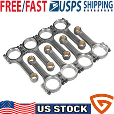 8pcs 5140 I Beam 5.7 2.1 Connecting Rods Set For Chevy Sbc 350 Pce274.1003