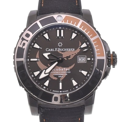 discount CARL F.BUCHERER Patravi ScubaTec 00.10632.28.33.99 Men's I#142569