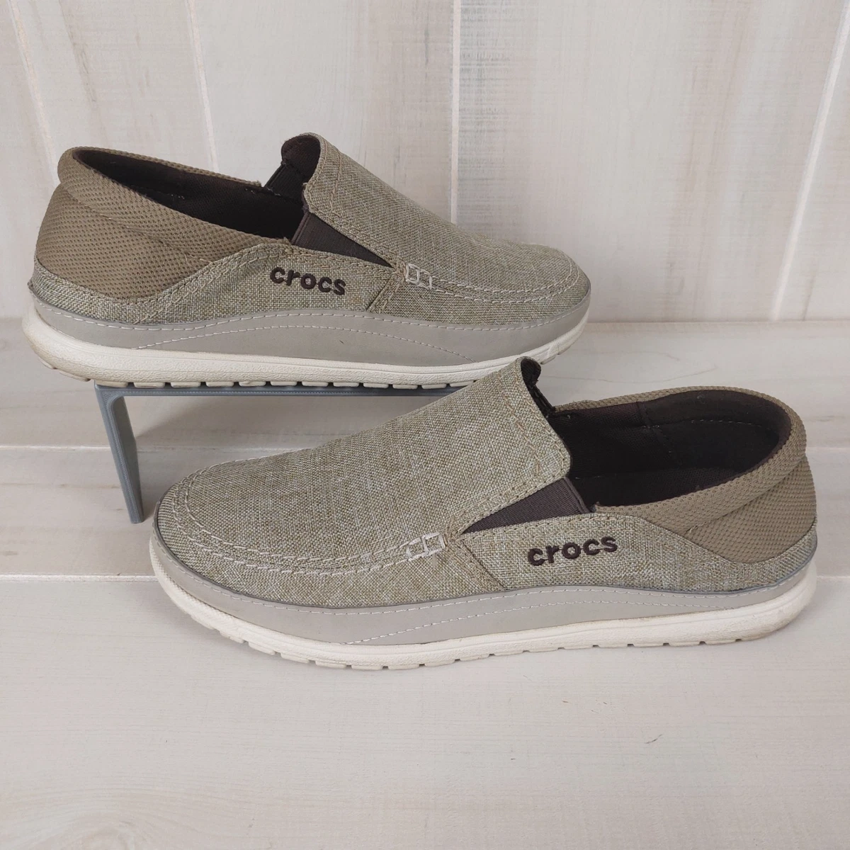 Crocs Santa Cruz Brown Casual Shoes for Men for sale | eBay