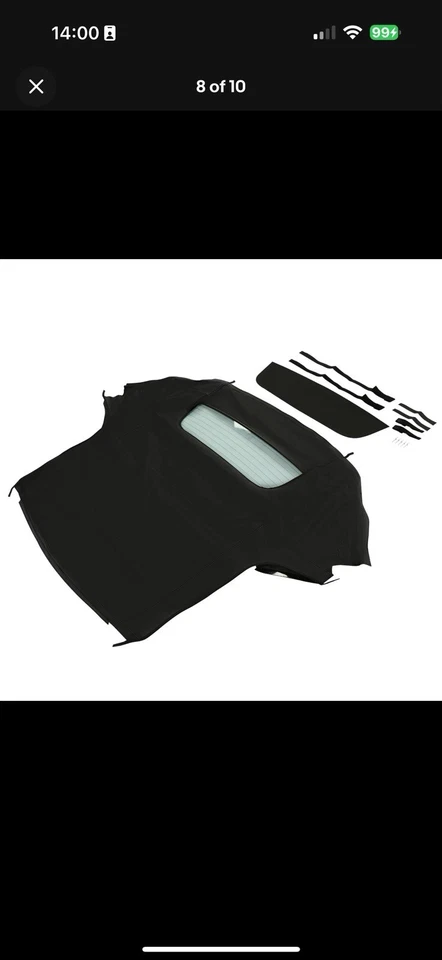 Cubierta blanda para coche Honda S2000 personalizada para todo tipo de clima protección UV todo el año Foto 3 de 4