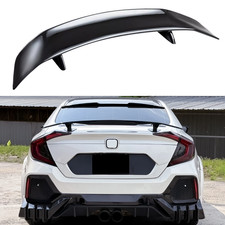 Glossy Black 46 Car Rear Trunk Spoiler Lip Wing Racing For Honda Civic