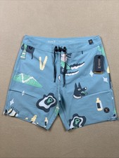 Roark Passage Viaje 18" BoardShort, Bathing Suit Surf Short. Sz 31, RB405