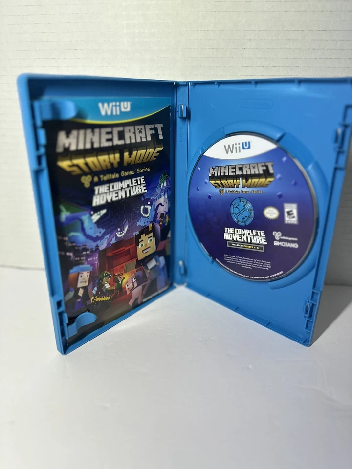 PRISTINE Minecraft Story Mode The Complete Adventure (Nintendo Wii U, 2016) ! - Image 2 of 4
