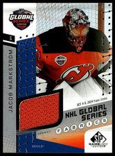 2025-26 SP Game Used #GSF1-19 Jacob Markstrom 2024 Global Series