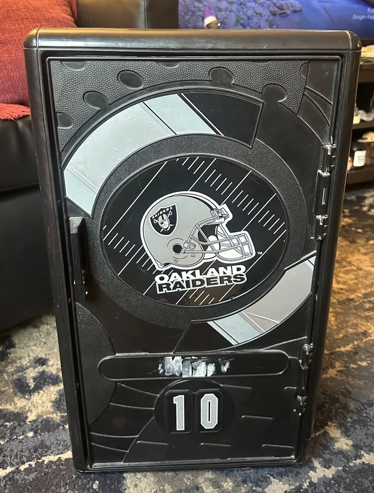 "Armario de plástico Suncast vintage de los Raiders de Los Ángeles raro de la NFL 24""" Foto 2 de 4