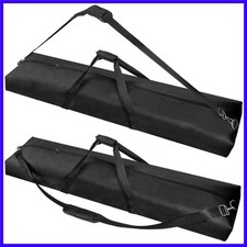 2 Pcs 48x10x5 Inch Tripod Carrying Bag, Water Resistant Long Carry Case with ...