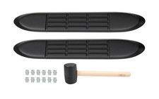 Set of 2 Nerf Bar Replacement Step Pads for 3" Round Tubes with 5 Holes Only ...