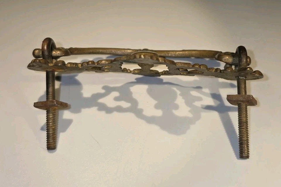 Drop Bail Pulls Drawer Hardware Cabinet Cupboard Handles Ornate Victorian - Image 4 of 4