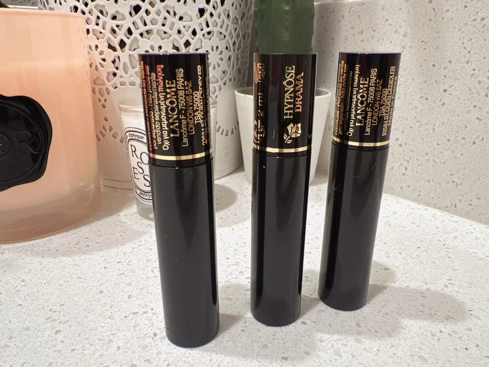 3X Máscara de pestañas Lancôme Hypnose Drama 01 - negra excesiva 2 ml*3 Foto 2 de 4