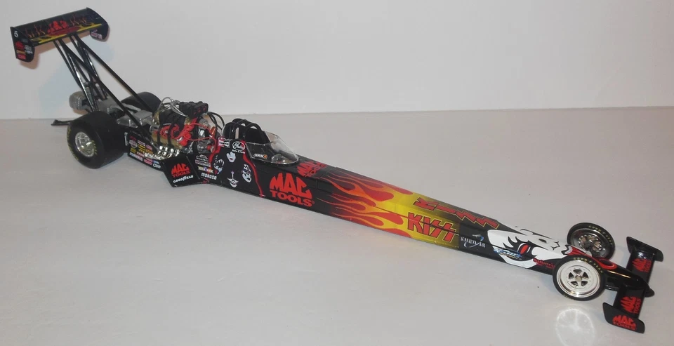 2001 Action Doug Kalitta Mac инструменты / Kiss рок-группа 1:24 драгстер Бесплатная доставка - Изображение 2 из 4