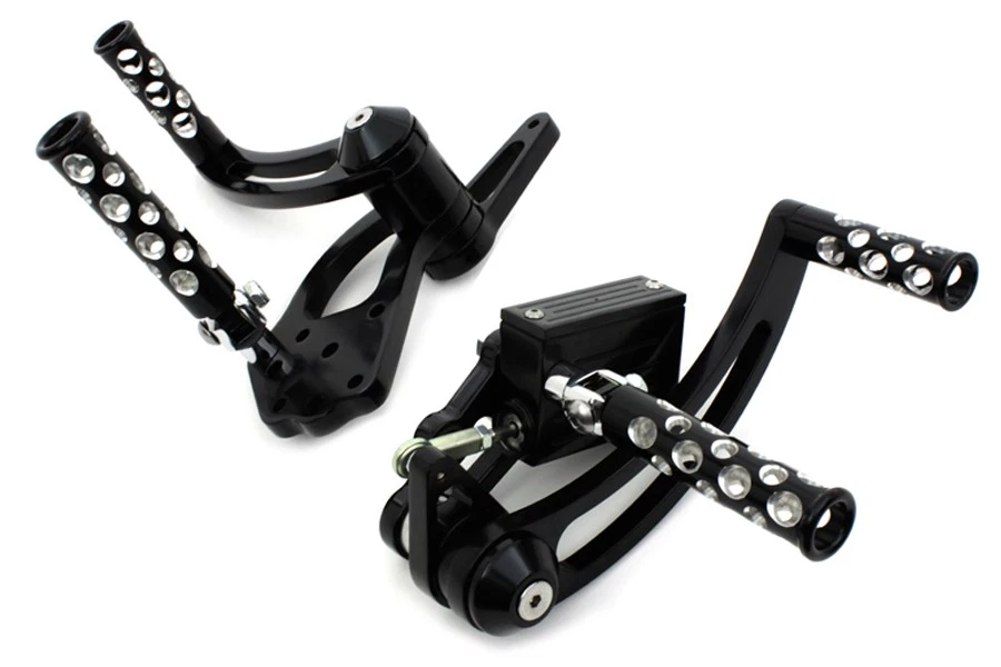 Черный комплект переднего управления подходит для Harley Davidson - Изображение 4 из 4