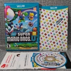 New Super Mario Bros. U (Nintendo Wii U, 2012) CIB Manual Tested Working