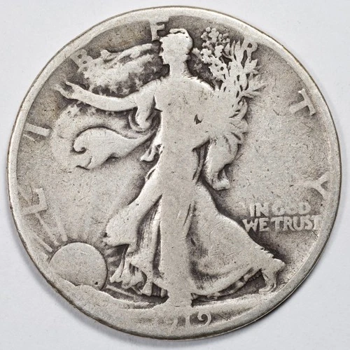 1919-S Walking Liberty Silver Half Dollar Good (G)
