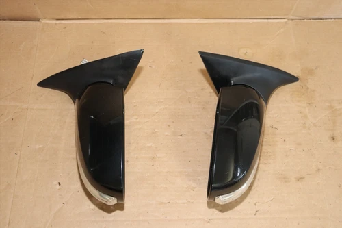 09-16 Hyundai Genesis Coupe OEM Side View Mirrors/ 3R2 Black  W/ Turn Signals