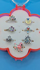 Retro Claire’s Princess Rings 7 PC in Flower Box — photo 3