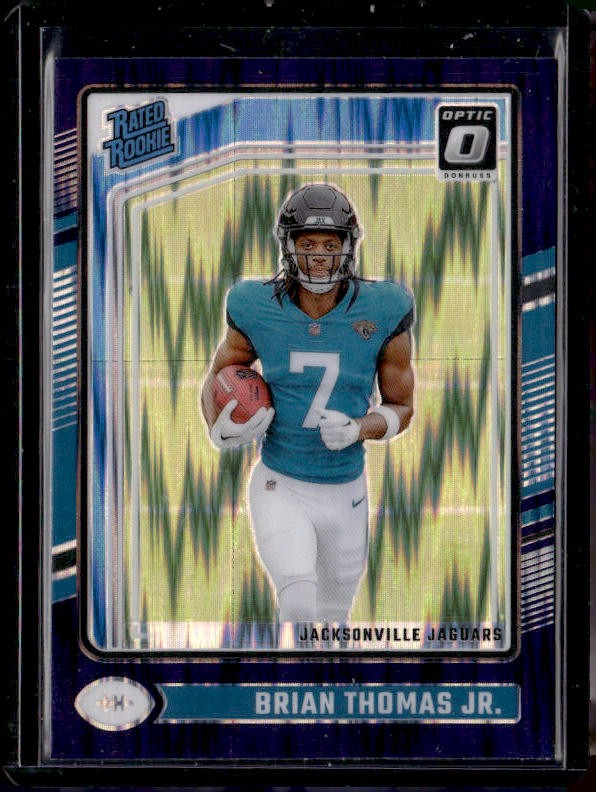 2024 Donruss Optic Purple Scope Brian Thomas Jr. #214 Jacksonville Jaguars