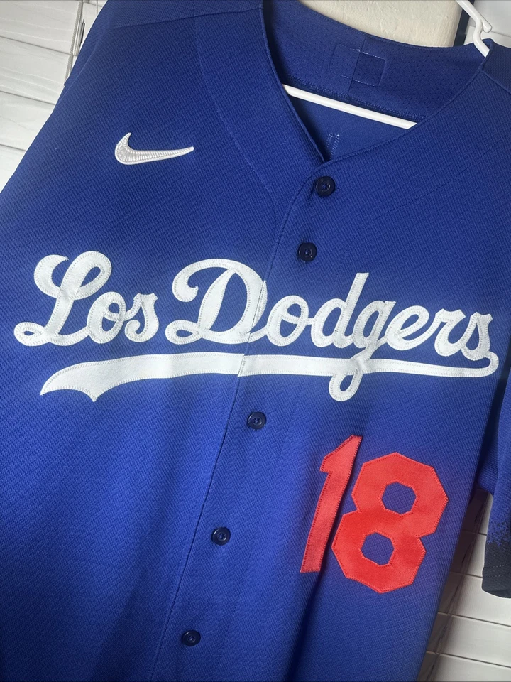Camiseta deportiva Shelby Miller Game Worn 2023 LA Dodgers “LOS DODGERS” City Connect talla 46 Foto 2 de 4