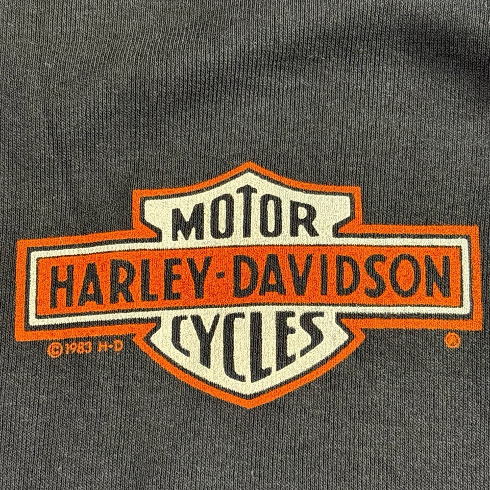 VTG 1983 Harley Davidson Deadstock Denver Freedom Eagle Old Timer XL Shirt NOS - Image 4 of 4