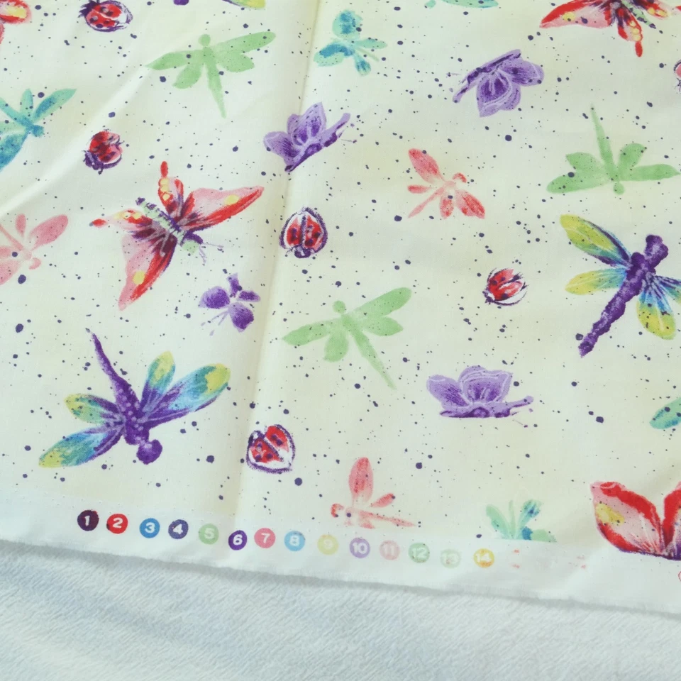 2.6 岁迈克尔·米勒棉织物蝴蝶蜻蜓新奇幻想 — 第 4/4 张图片