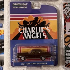 GreenLight Hollywood Charlie's Angels 1974 Ford Torino 1:64 Diecast