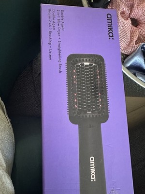 Amika Double Agent 2-in-1 Blow Dryer + Straightening Brush  display picture 1