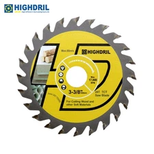 HIGHDRIL 85mm TCT Hard Alloy Woodworking Saw Blade Cutting of Wood Plastics