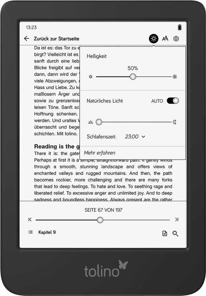 tolino shine - eReader  - 6 Zoll Display HD Touchscreen - Bild 3 von 4