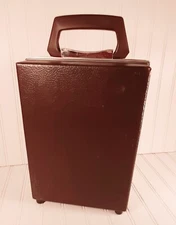 Vtg 60s Portable Carry Tailgate Bar Butterscotch Bakelite Cocktail Tools 3 Cups 