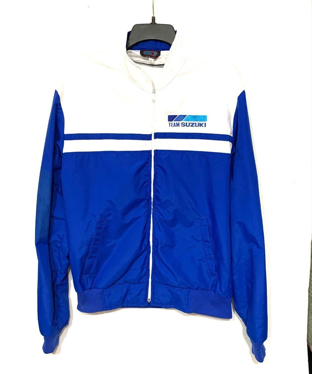 VINTAGE Team Suzuki Racing Jacket Motocross Supercros… - Gem VINTAGE Team Suzuki Racing Jacket Motocross Supercros… - Gem